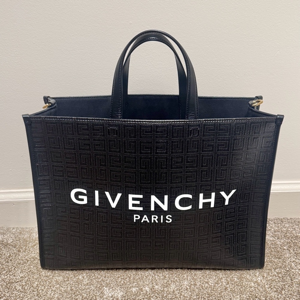 Givenchy Black and White Medium Tote Bag